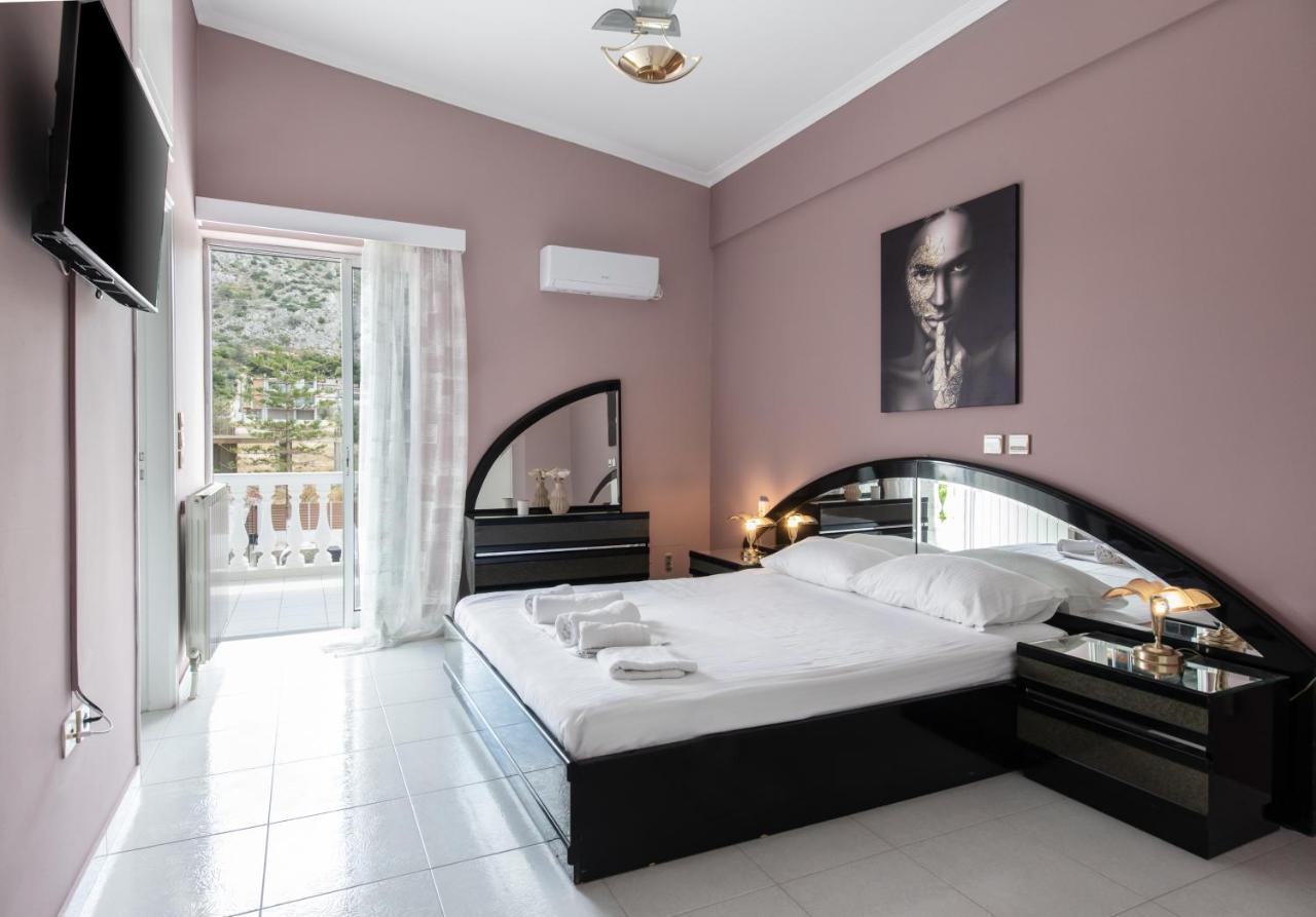 Villa Mairi - 2 Private Pools & Game Room Near Athens Salamina Exterior foto